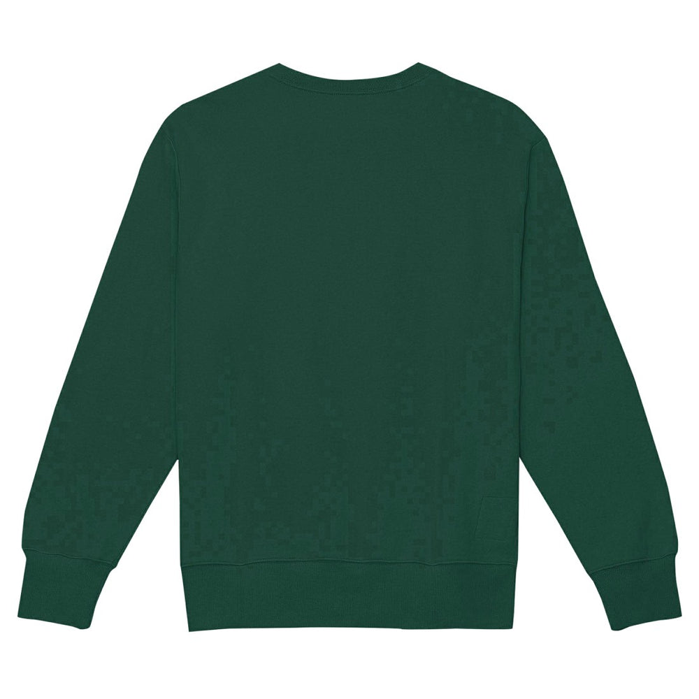 Green Bay Packers Basic Fleece Pullover Sweatshirt Dark Green | Mitchell & Ness