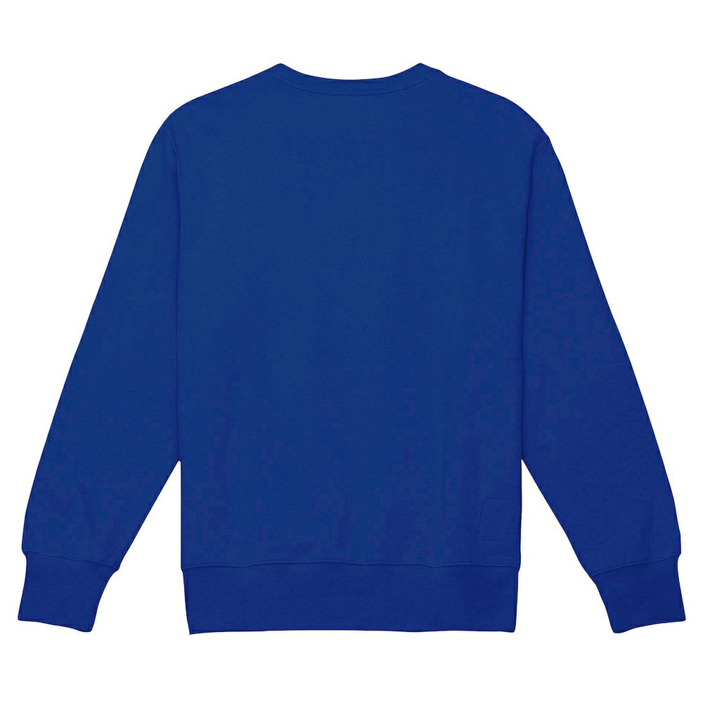 New England Patriots Basic Fleece Pullover Sweatshirt Navy | Mitchell & Ness