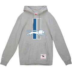 Detroit Lions Vintage Pullover Hoodie Heather Gray | Mitchell & Ness