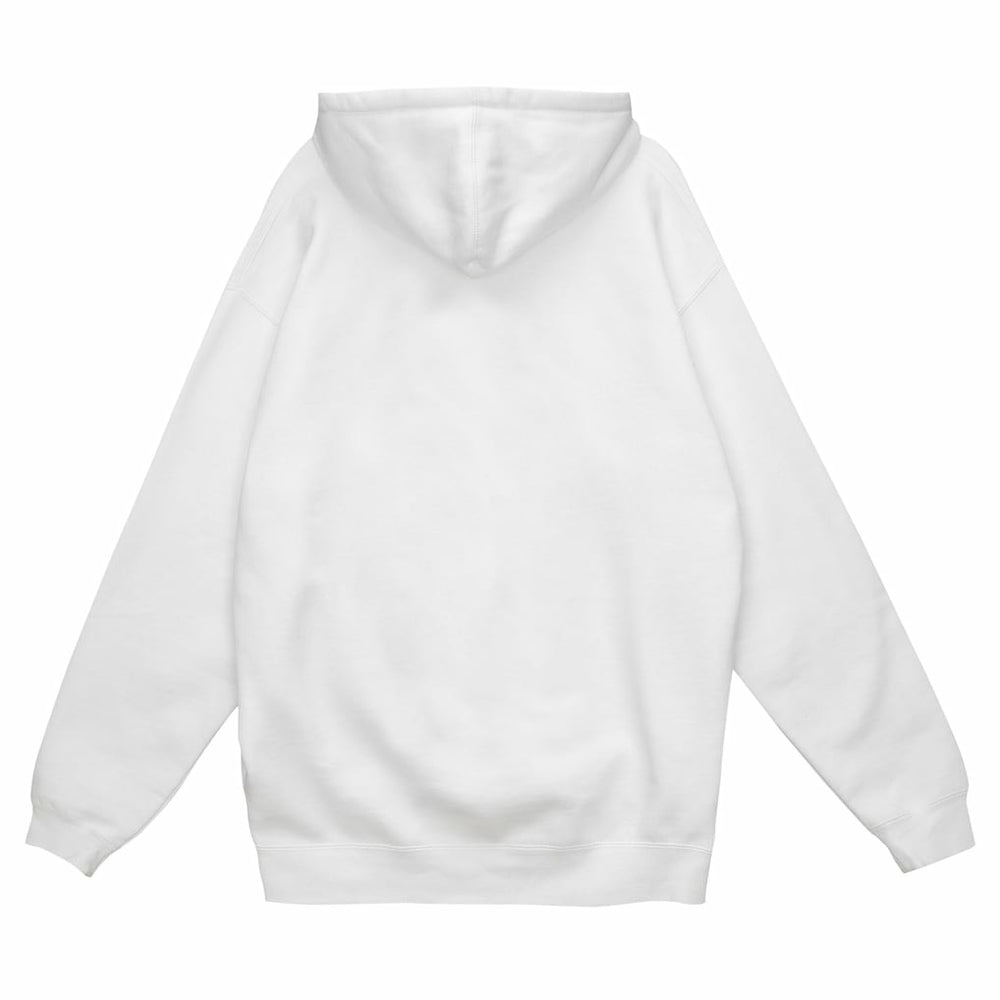 Chicago Bears Helmet Logo Vintage Pullover Hoodie White | Mitchell & Ness