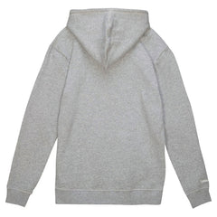 Cleveland Browns Helmet Logo Vintage Pullover Hoodie Heather Gray | Mitchell & Ness