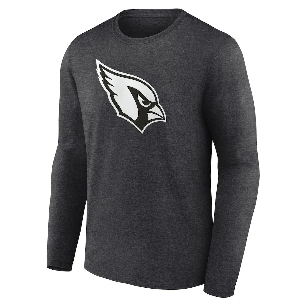 Arizona Cardinals Personalized Name & Number Monochrome Long Sleeve T-Shirt Charcoal | NFL