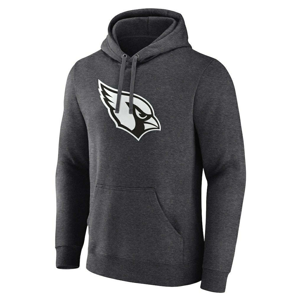 Arizona Cardinals Personalized Name & Number Monochrome Pullover Hoodie Charcoal | NFL