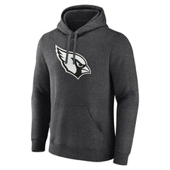 Arizona Cardinals Personalized Name & Number Monochrome Pullover Hoodie Charcoal | NFL