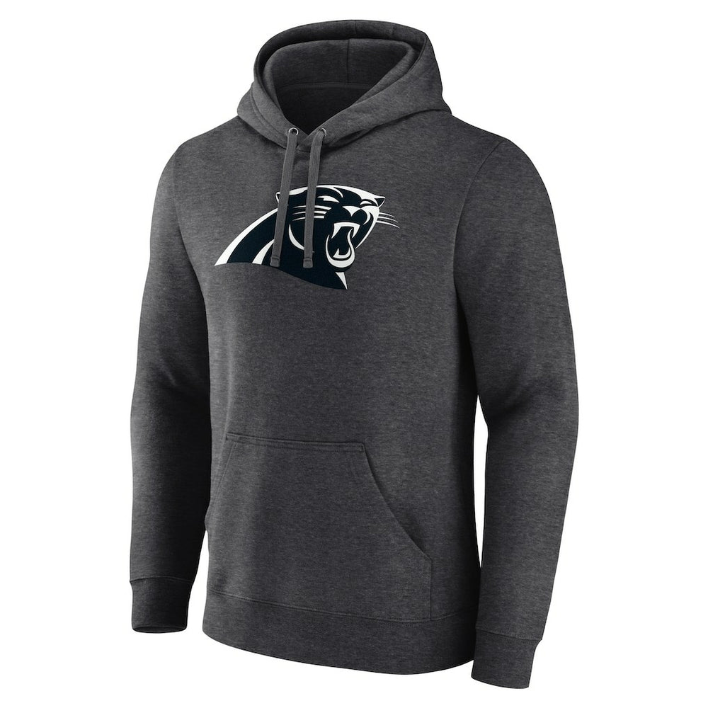 Carolina Panthers Personalized Name & Number Monochrome Pullover Hoodie Charcoal | NFL