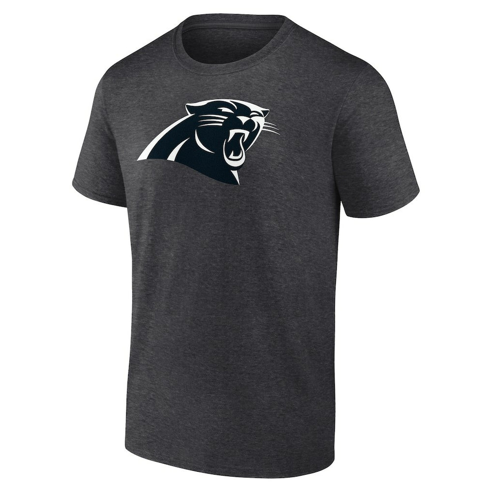 Carolina Panthers Personalized Name & Number Monochrome T-Shirt Charcoal | NFL