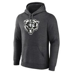 Chicago Bears Personalized Name & Number Monochrome Pullover Hoodie Charcoal | NFL