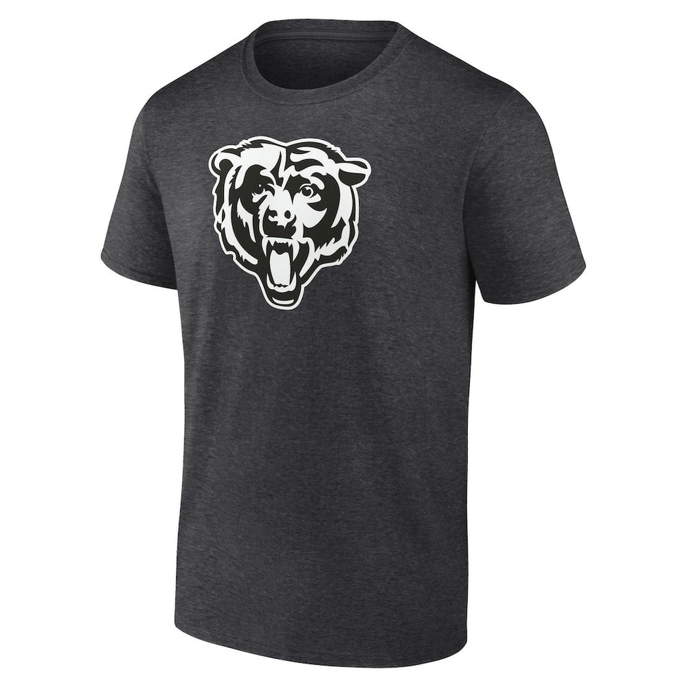 Chicago Bears Personalized Name & Number Monochrome T-Shirt Charcoal | NFL
