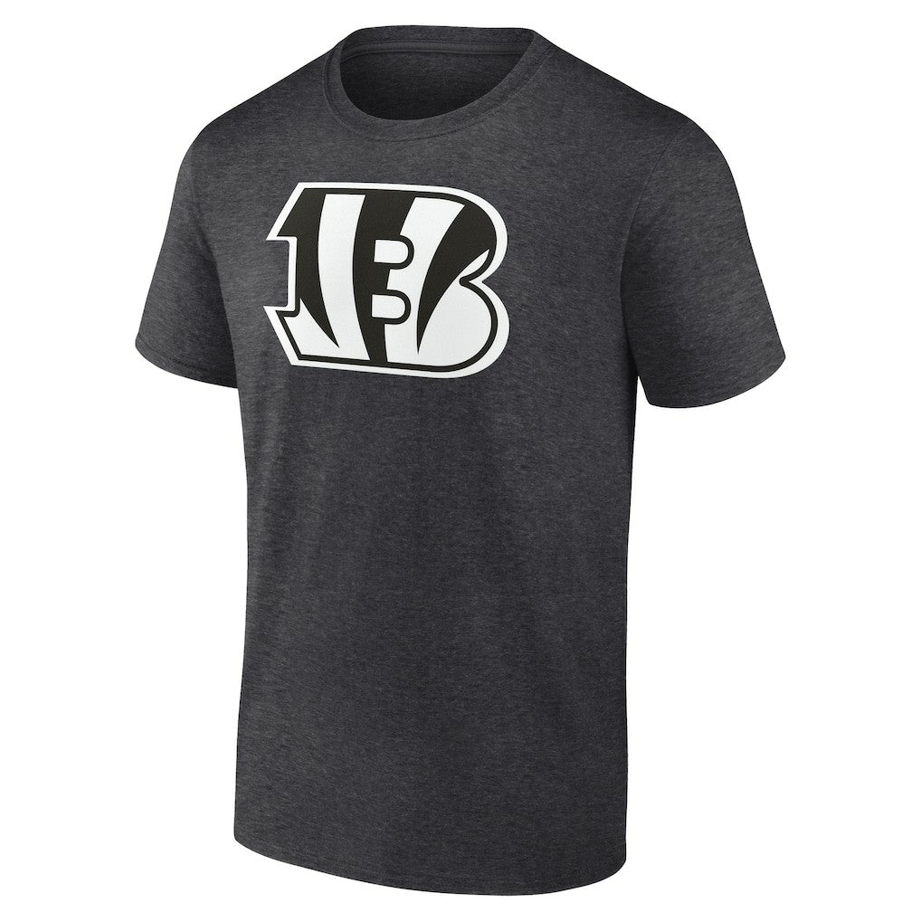Cincinnati Bengals Personalized Name & Number Monochrome T-Shirt Charcoal | NFL