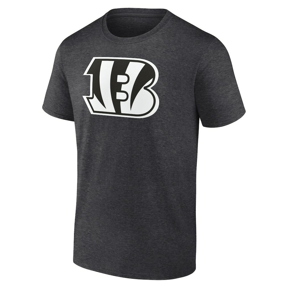 Cincinnati Bengals Personalized Name & Number Monochrome T-Shirt Charcoal | NFL