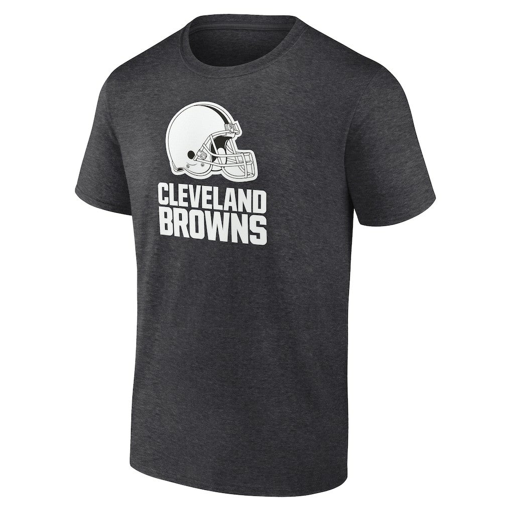 Cleveland Browns Personalized Name & Number Monochrome T-Shirt Charcoal | NFL