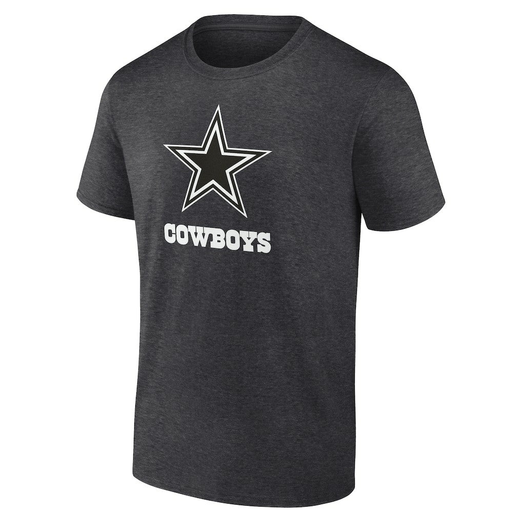 Dallas Cowboys Personalized Name & Number Monochrome T-Shirt Charcoal | NFL
