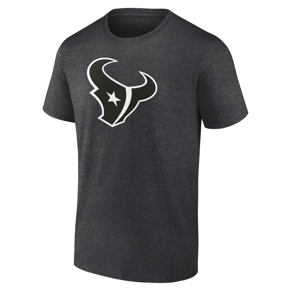 Houston Texans Personalized Name & Number Monochrome T-Shirt Charcoal | NFL
