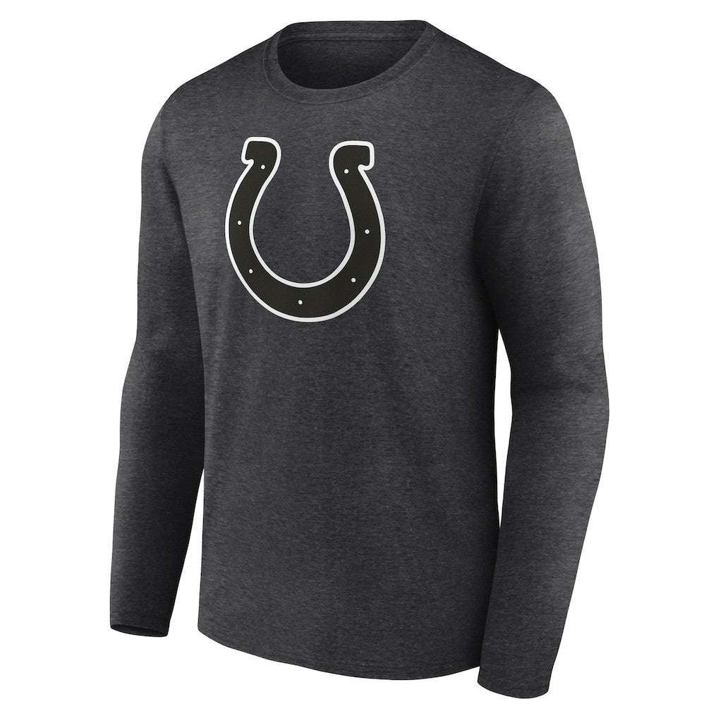 Indianapolis Colts Personalized Name & Number Monochrome Long Sleeve T-Shirt Charcoal | NFL