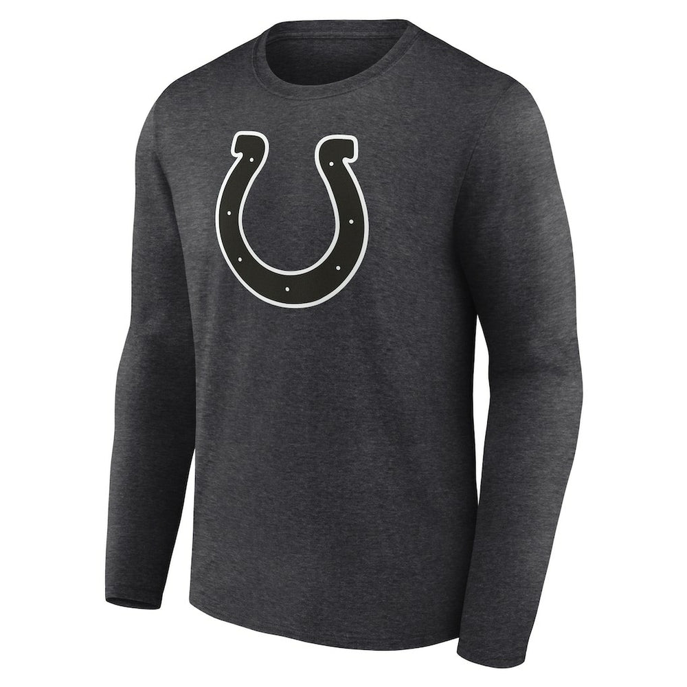 Indianapolis Colts Personalized Name & Number Monochrome Long Sleeve T-Shirt Charcoal | NFL