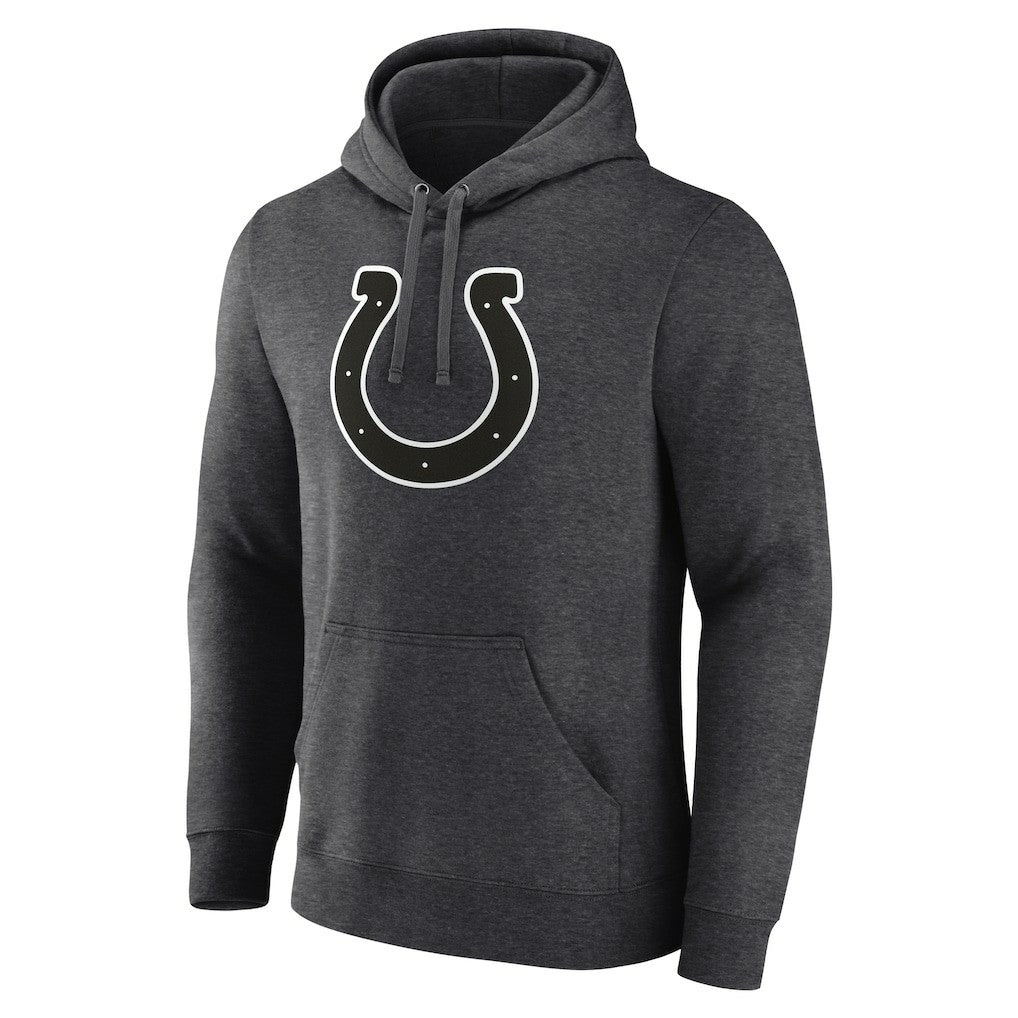 Indianapolis Colts Personalized Name & Number Monochrome Pullover Hoodie Charcoal | NFL