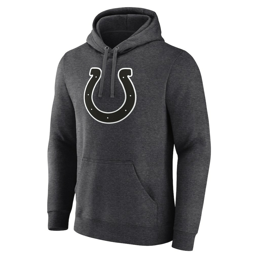 Indianapolis Colts Personalized Name & Number Monochrome Pullover Hoodie Charcoal | NFL