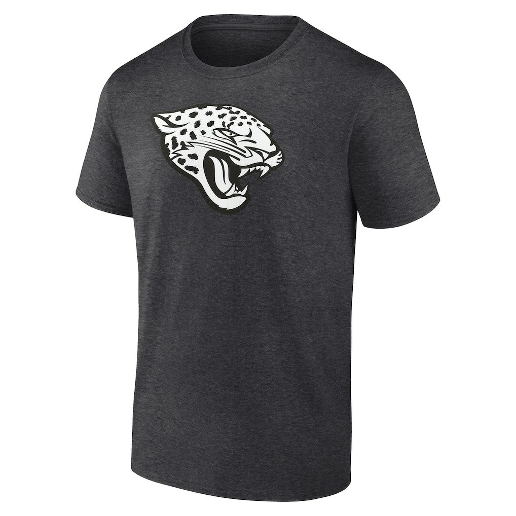 Jacksonville Jaguars Personalized Name & Number Monochrome T-Shirt Charcoal | NFL