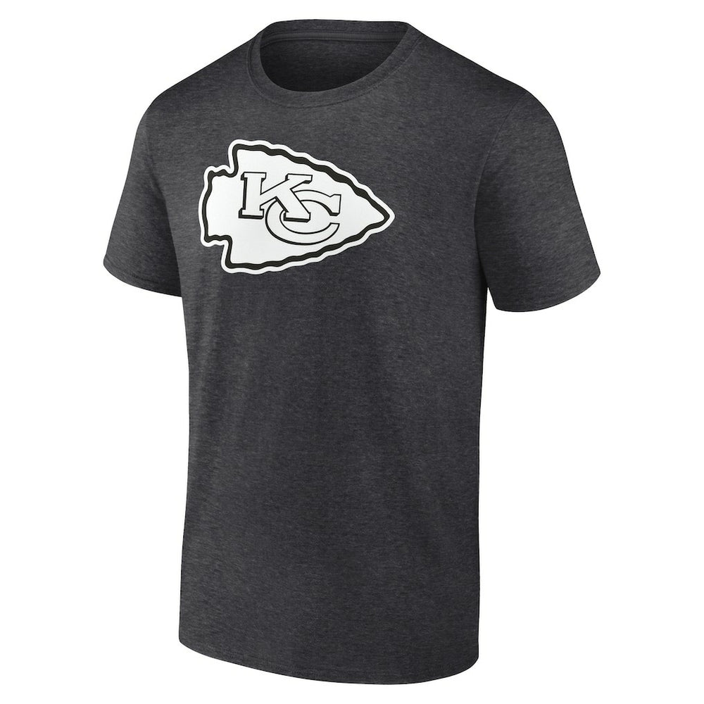 Kansas City Chiefs Personalized Name & Number Monochrome T-Shirt Charcoal | NFL