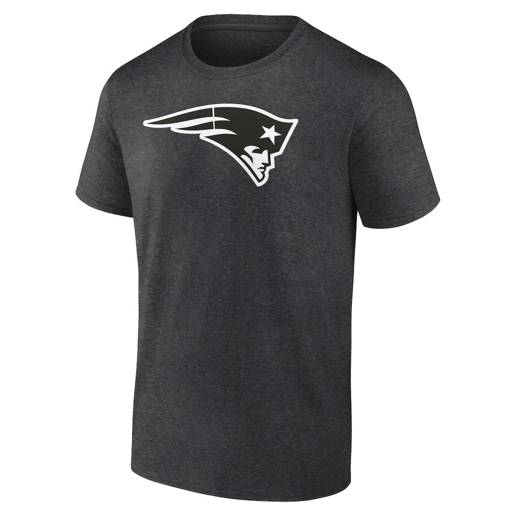 New England Patriots Personalized Name & Number Monochrome T-Shirt Charcoal | NFL