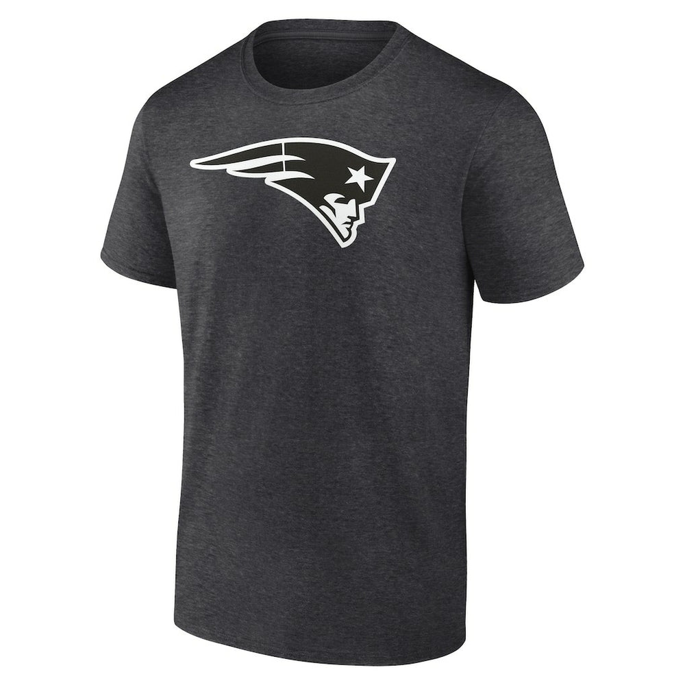 New England Patriots Personalized Name & Number Monochrome T-Shirt Charcoal | NFL