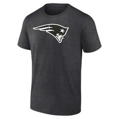 New England Patriots Personalized Name & Number Monochrome T-Shirt Charcoal | NFL