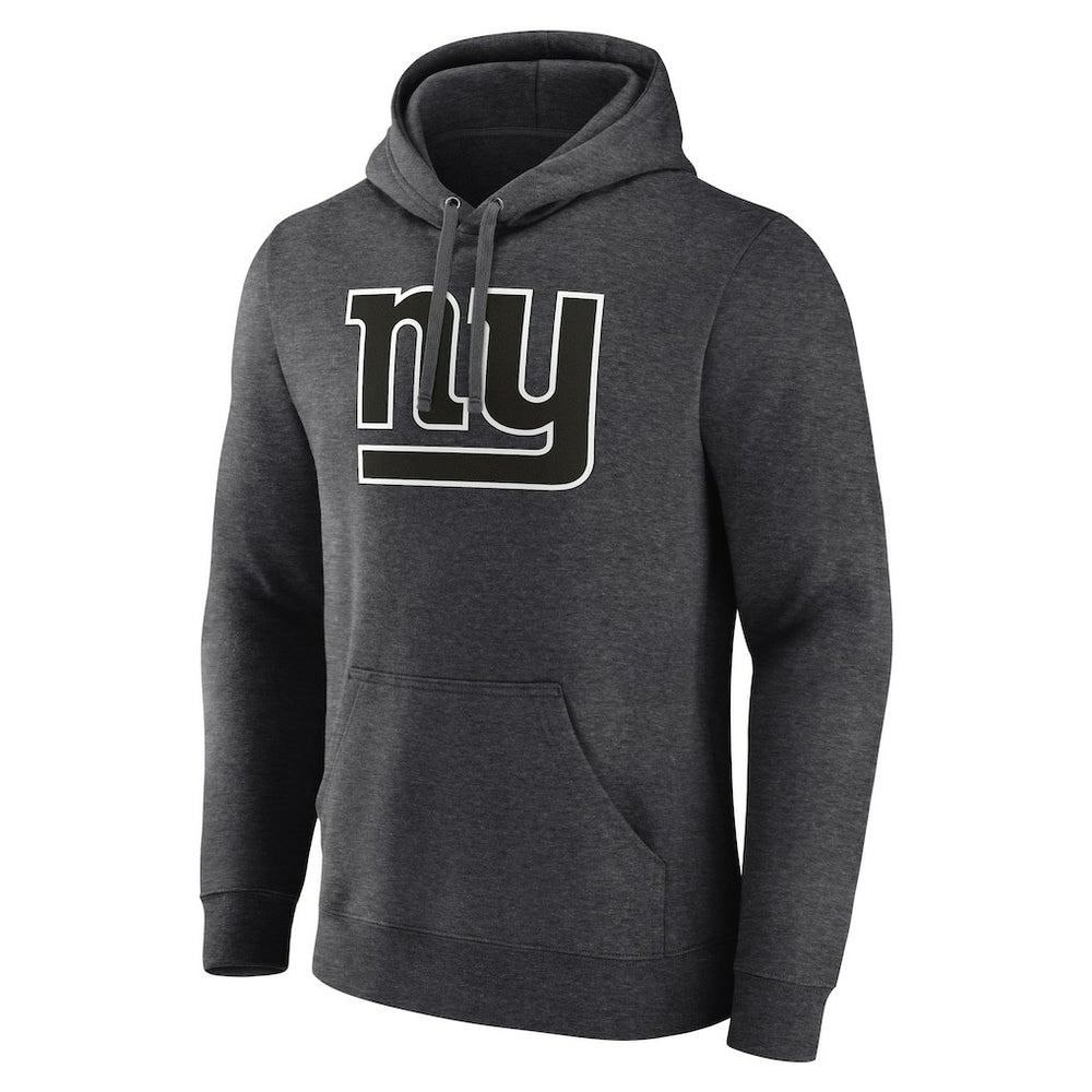 New York Giants Personalized Name & Number Monochrome Pullover Hoodie Charcoal | NFL