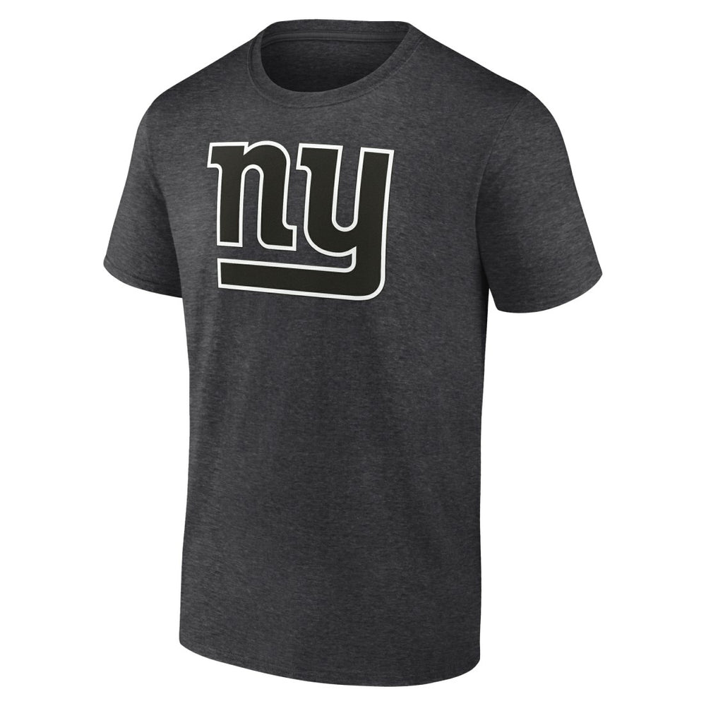 New York Giants Personalized Name & Number Monochrome T-Shirt Charcoal | NFL