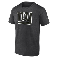 New York Giants Personalized Name & Number Monochrome T-Shirt Charcoal | NFL