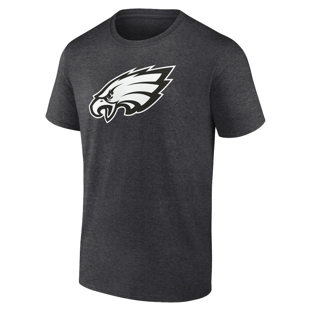 Philadelphia Eagles Personalized Name & Number Monochrome T-Shirt Charcoal | NFL