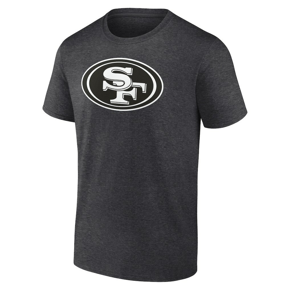 San Francisco 49ers Personalized Name & Number Monochrome T-Shirt Charcoal | NFL