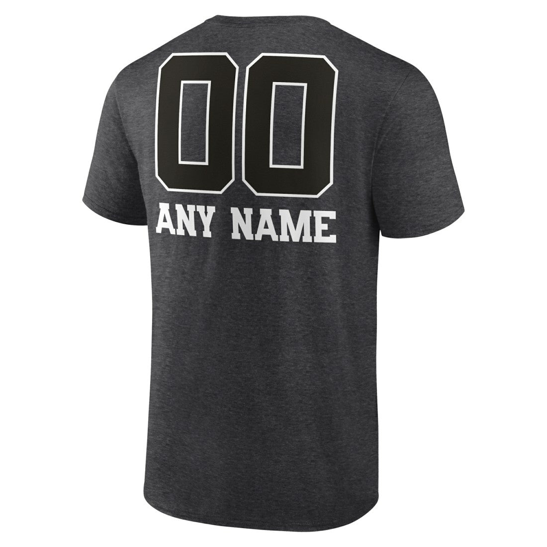 Seattle Seahawks Personalized Name & Number Monochrome T-Shirt Charcoal | NFL