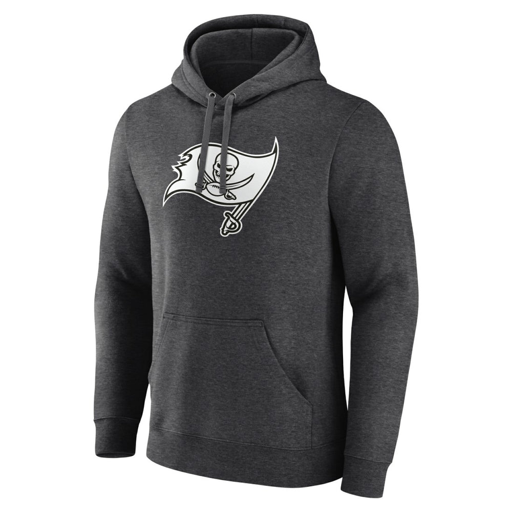 Tampa Bay Buccaneers Personalized Name & Number Monochrome Pullover Hoodie Charcoal | NFL