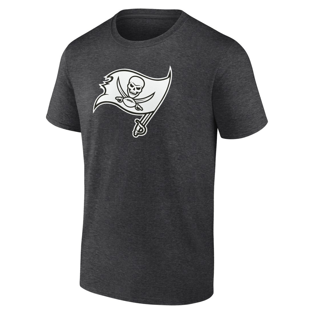 Tampa Bay Buccaneers Personalized Name & Number Monochrome T-Shirt Charcoal | NFL