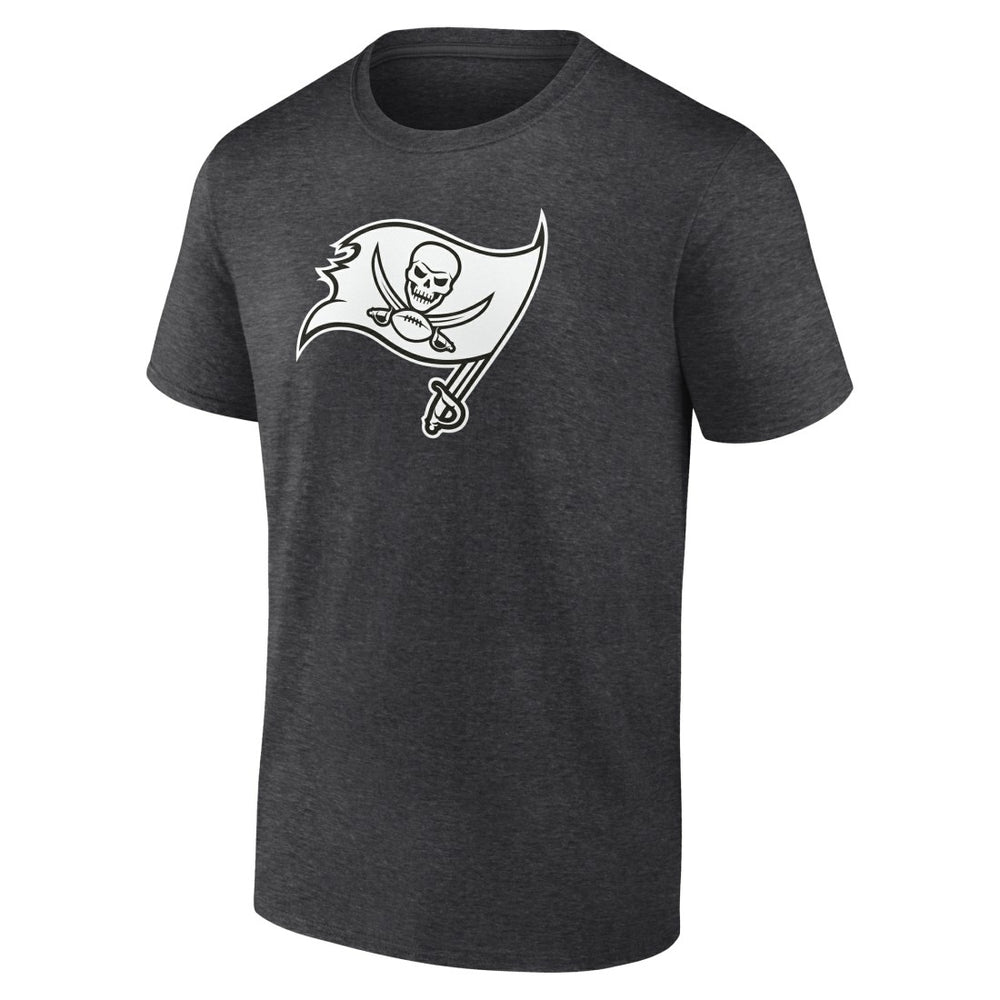 Tampa Bay Buccaneers Personalized Name & Number Monochrome T-Shirt Charcoal | NFL
