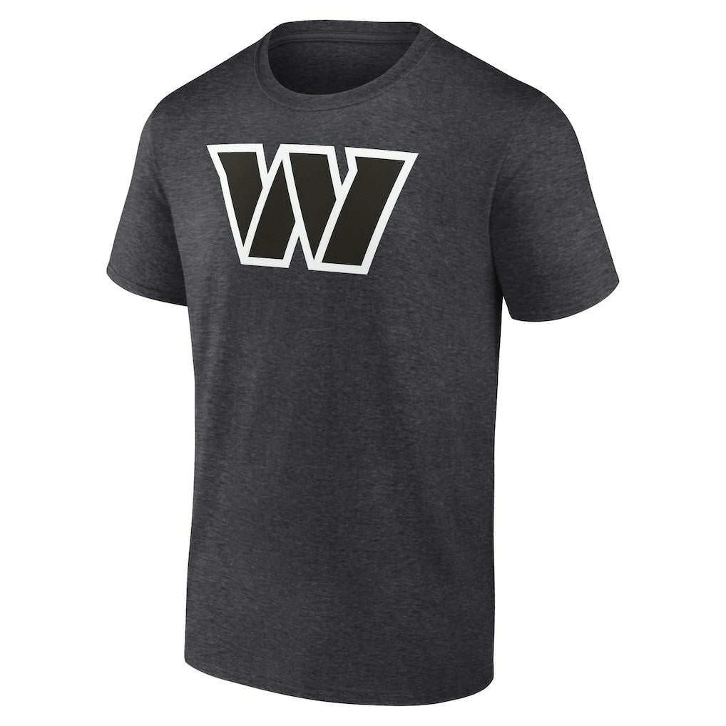 Washington Commanders Personalized Name & Number Monochrome T-Shirt Charcoal | NFL