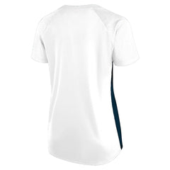 Dallas Cowboys Women's Plus Size Glitter Lace-Up V- Neck T-Shirt White | Fanatics