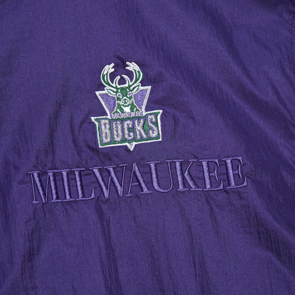 Milwaukee Bucks Unisex Hardwood Classics Team OG 3.0 Anorak Half-Zip Windbreaker Jacket Purple - NBA