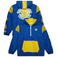Golden State Warriors Unisex Hardwood Classics Team OG 3.0 Anorak Half-Zip Windbreaker Jacket Royal - NBA