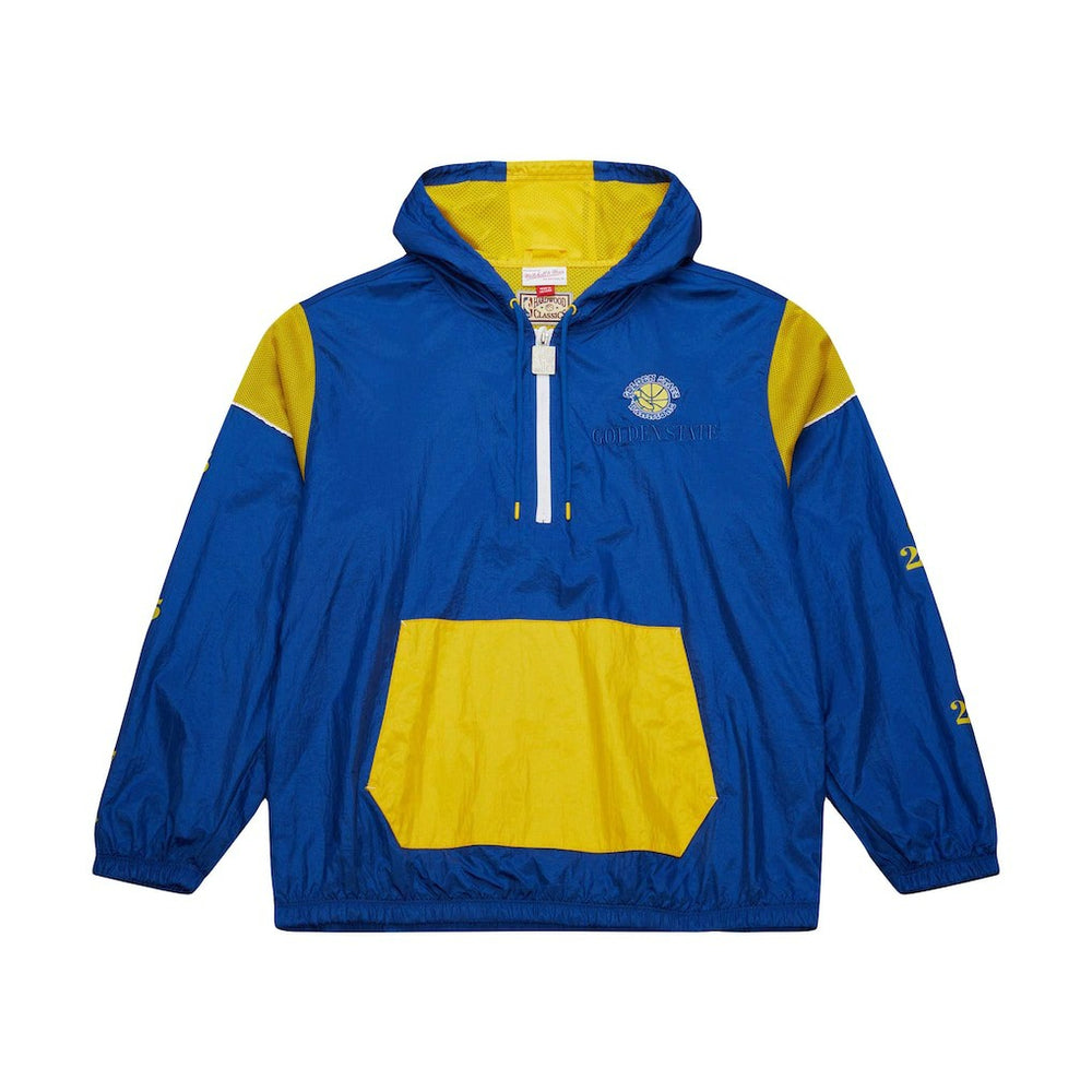 Golden State Warriors Unisex Hardwood Classics Team OG 3.0 Anorak Half-Zip Windbreaker Jacket Royal - NBA