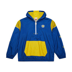 Golden State Warriors Unisex Hardwood Classics Team OG 3.0 Anorak Half-Zip Windbreaker Jacket Royal - NBA