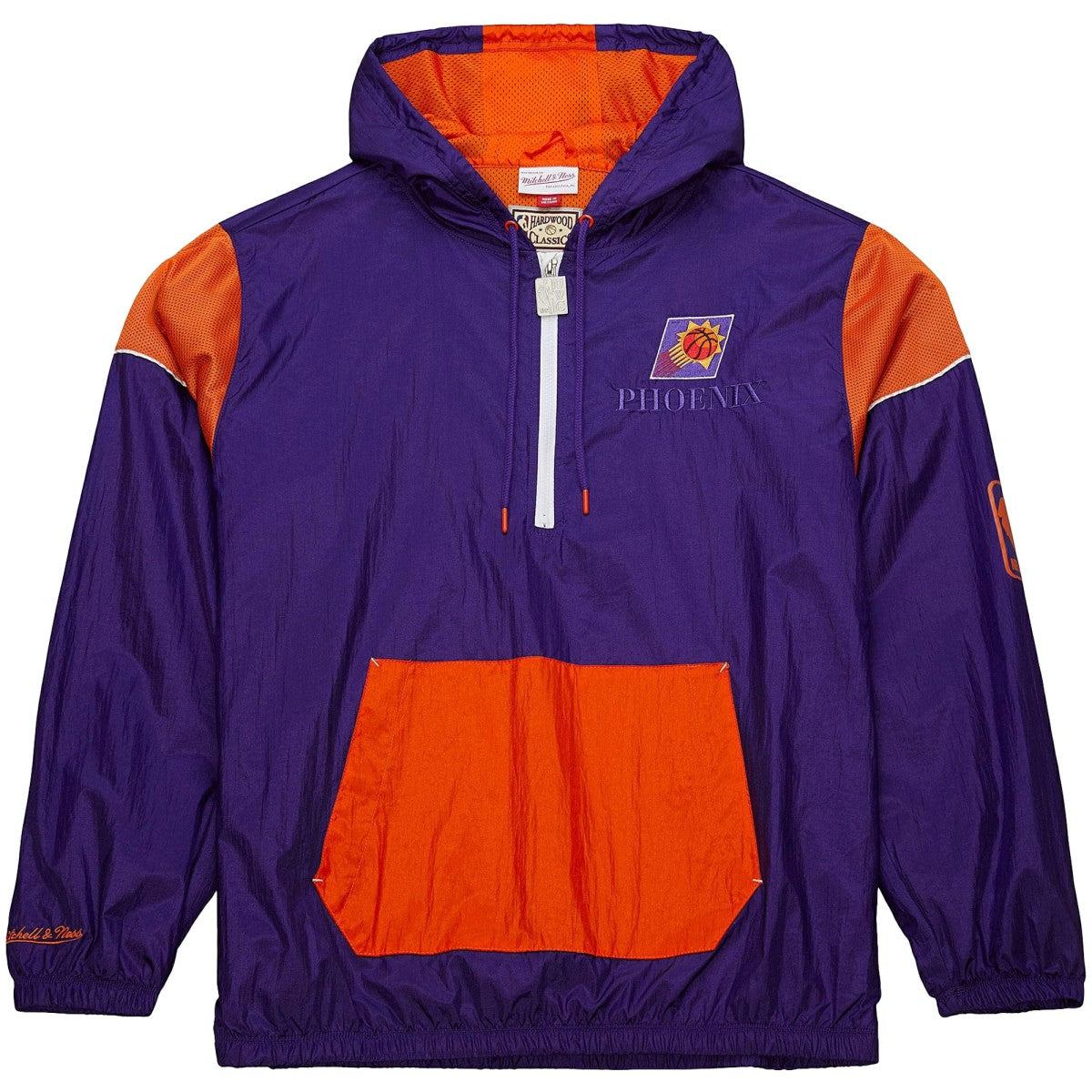 Phoenix Suns Unisex Hardwood Classics Team OG 3.0 Anorak Half-Zip Windbreaker Jacket Purple - NBA