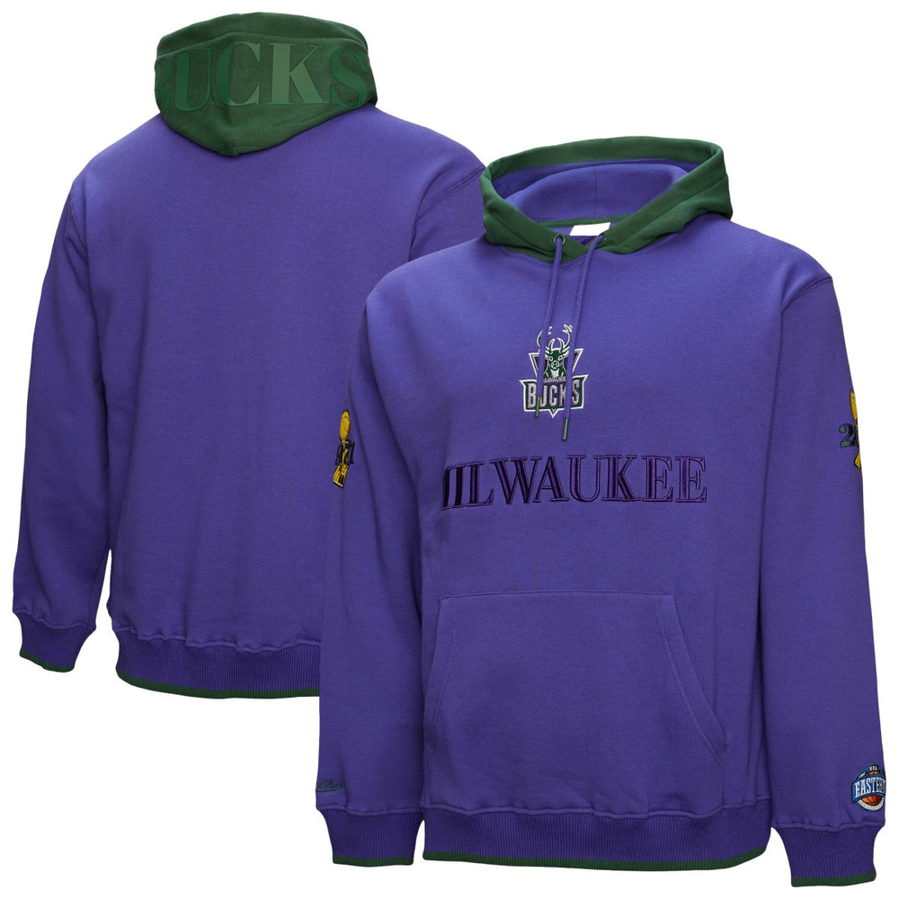 Milwaukee Bucks Hardwood Classics Team OG 3.0 Pullover Hoodie Purple - NBA
