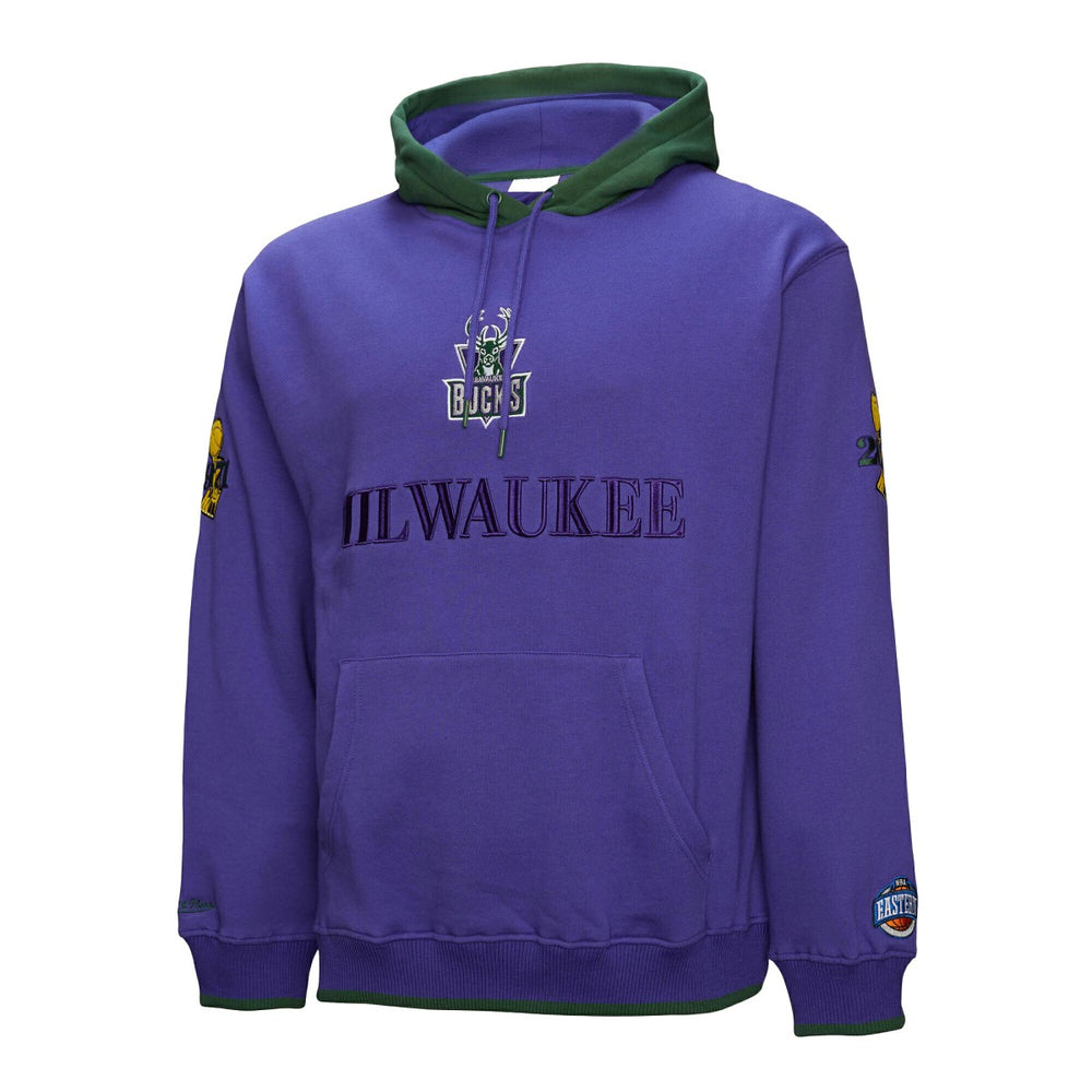 Milwaukee Bucks Hardwood Classics Team OG 3.0 Pullover Hoodie Purple - NBA
