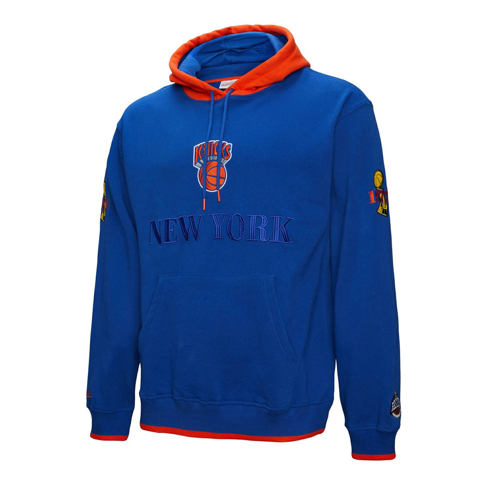 New York Knicks Hardwood Classics Team OG 3.0 Pullover Hoodie Royal - NBA