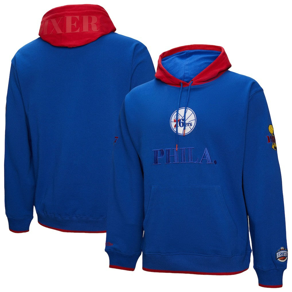 Philadelphia 76ers Hardwood Classics Team OG 3.0 Pullover Hoodie Royal - NBA