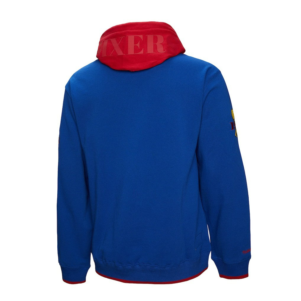 Philadelphia 76ers Hardwood Classics Team OG 3.0 Pullover Hoodie Royal - NBA