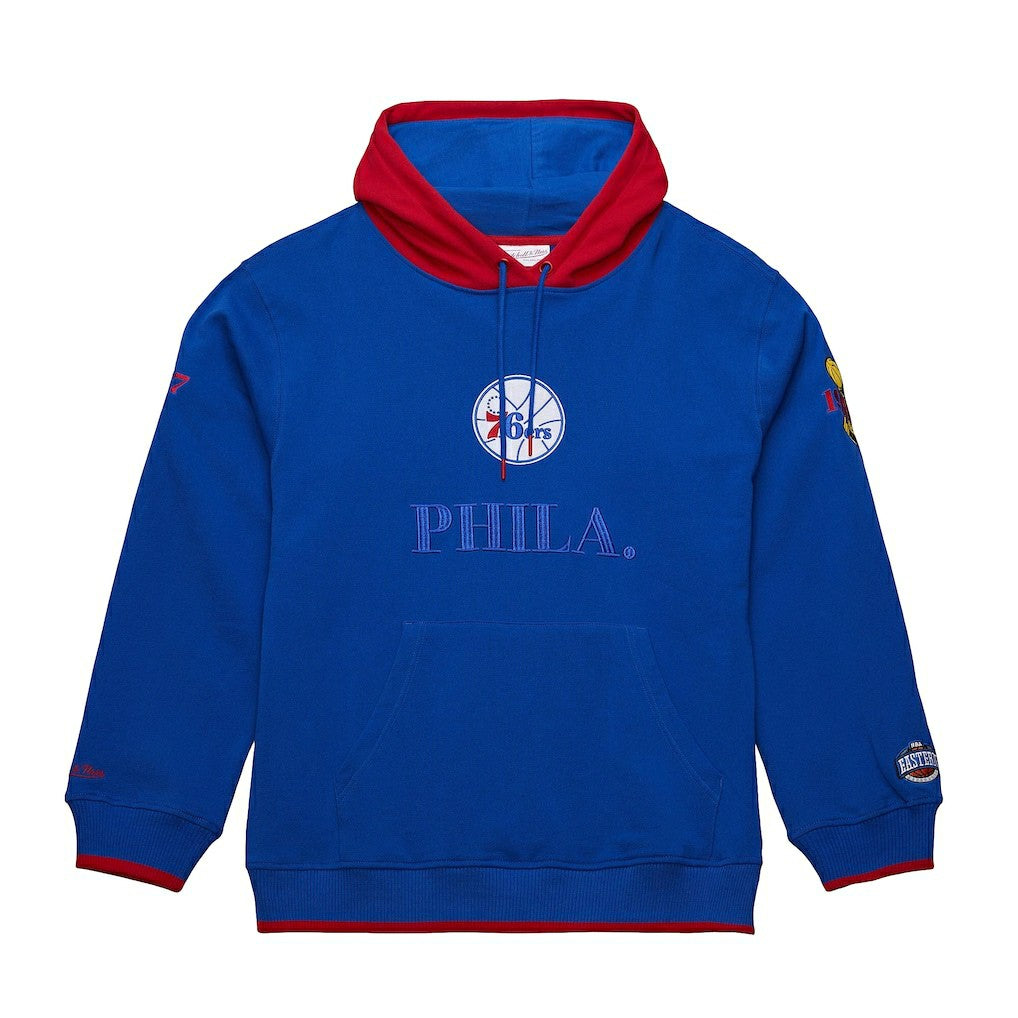 Philadelphia 76ers Hardwood Classics Team OG 3.0 Pullover Hoodie Royal - NBA