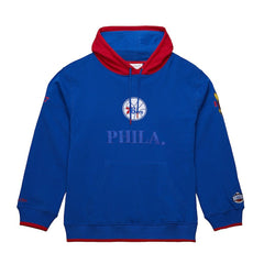 Philadelphia 76ers Hardwood Classics Team OG 3.0 Pullover Hoodie Royal - NBA