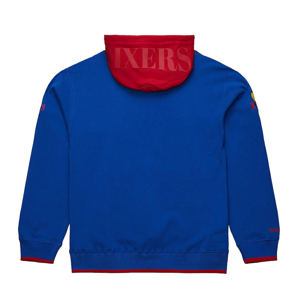 Philadelphia 76ers Hardwood Classics Team OG 3.0 Pullover Hoodie Royal - NBA